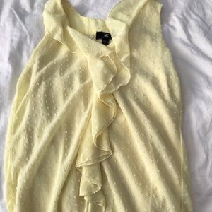 Yellow, light weight, tank top